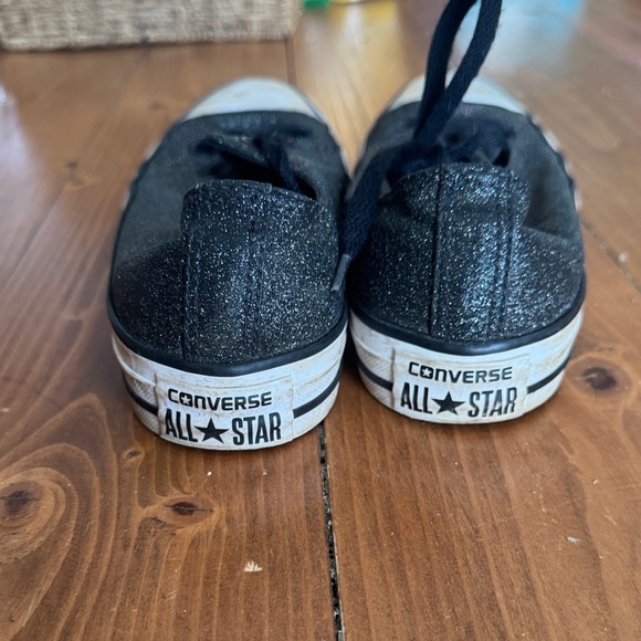 Converse Kids Glittery‎ Black Sneakers - Picture 4 of 7